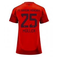 Camisa de time de futebol Bayern Munich Thomas Muller #25 Replicas 1º Equipamento Feminina 2024-25 Manga Curta